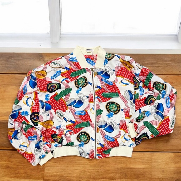 Tail Jackets & Blazers - Vintage Tail Colorful Graphic Tennis Jacket